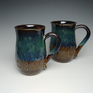 Steve Textured Mugs (14 oz), Forest Skies, $30